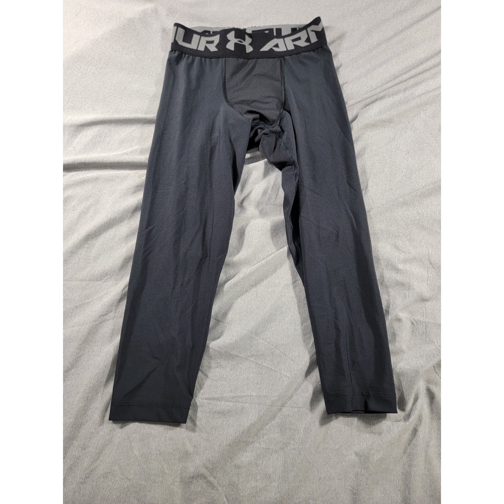 Under Armour Heatgear Compression‎ 2.0 3/4 Leggings Mens Medium Black, Workout